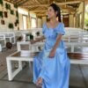 VESTIDO FLOR DE AMENDOEIRA AZUL - Image 3