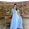 VESTIDO FLOR DE AMENDOEIRA AZUL - Image 5